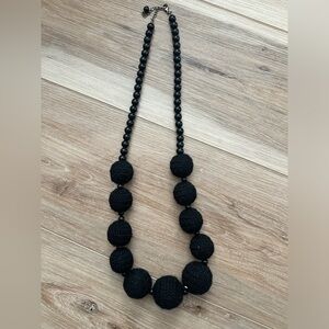 Vintage Crocheted Bubble Ball Necklace
